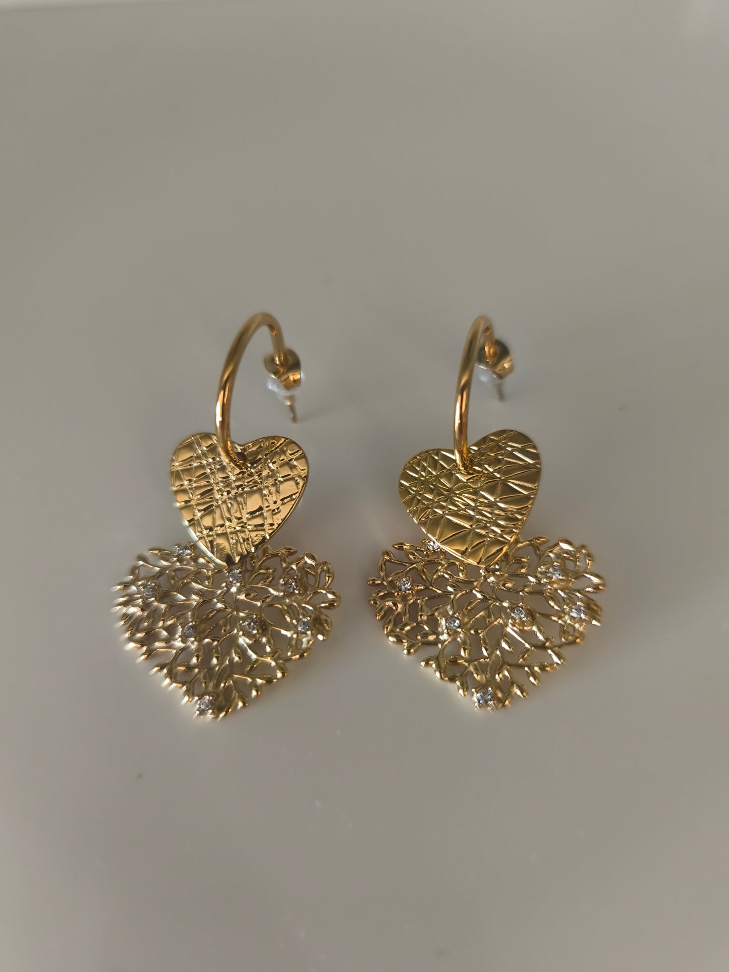 Boucles d'oreilles cœur