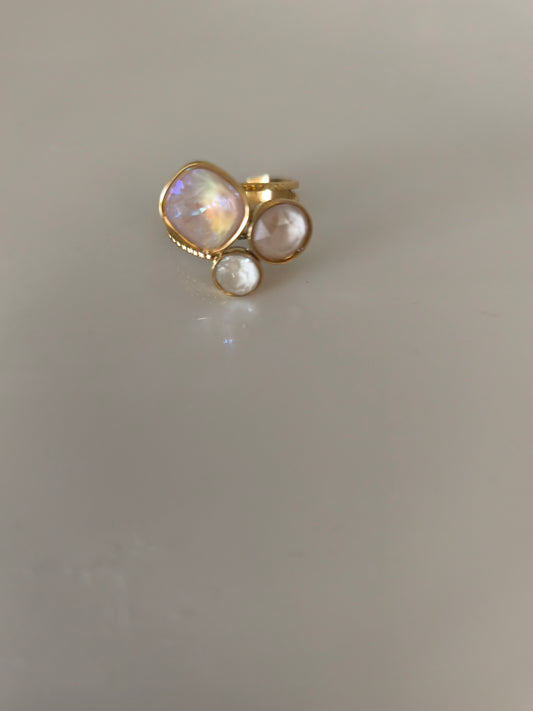 Bague cristal cristaux