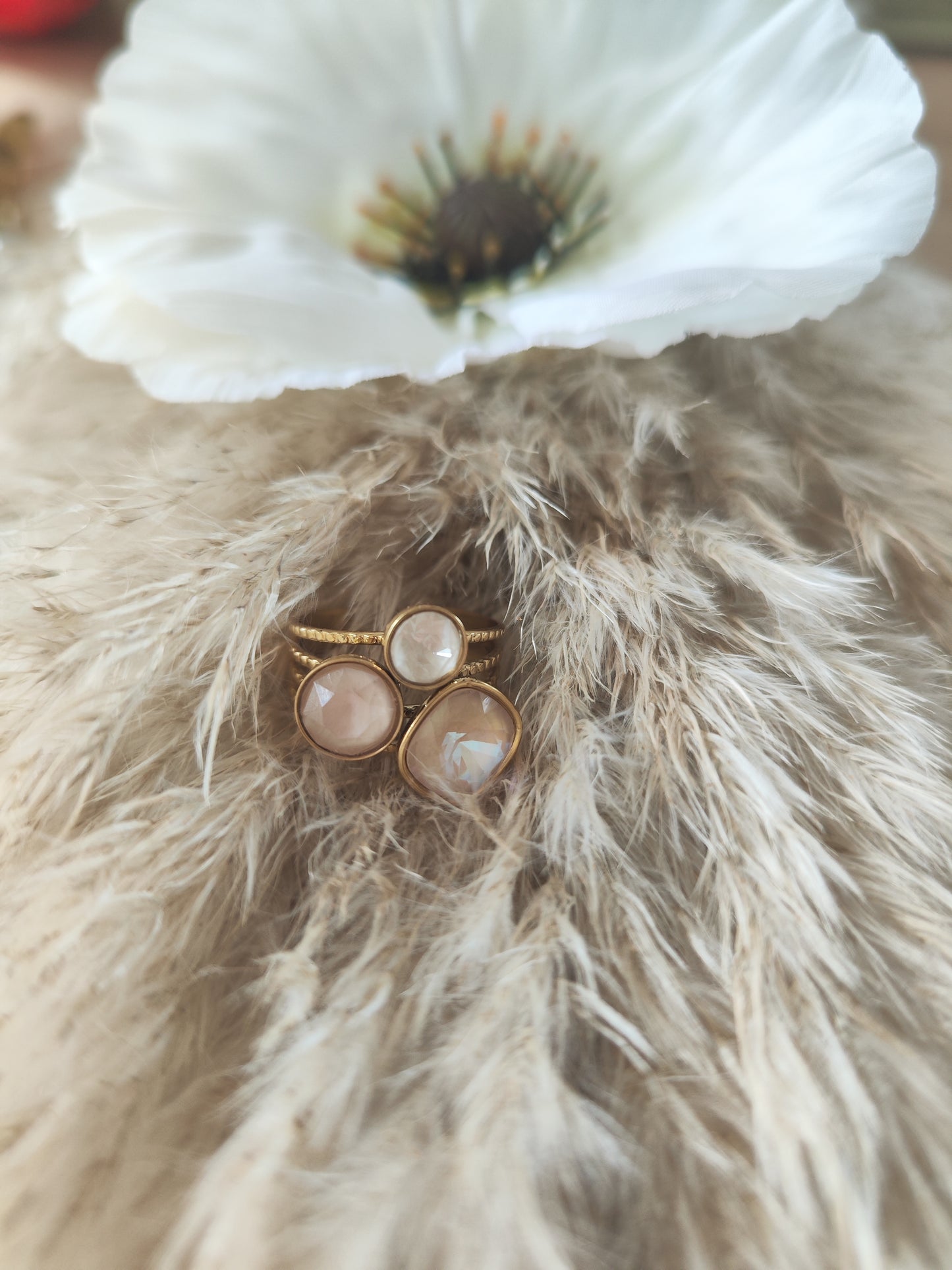Bague cristal cristaux