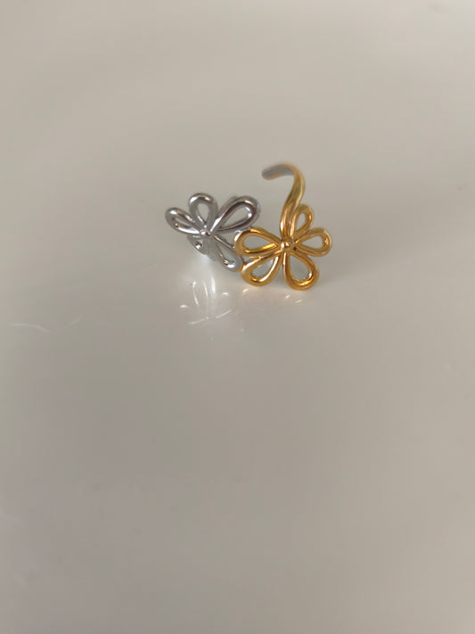 Bague fanny argent or