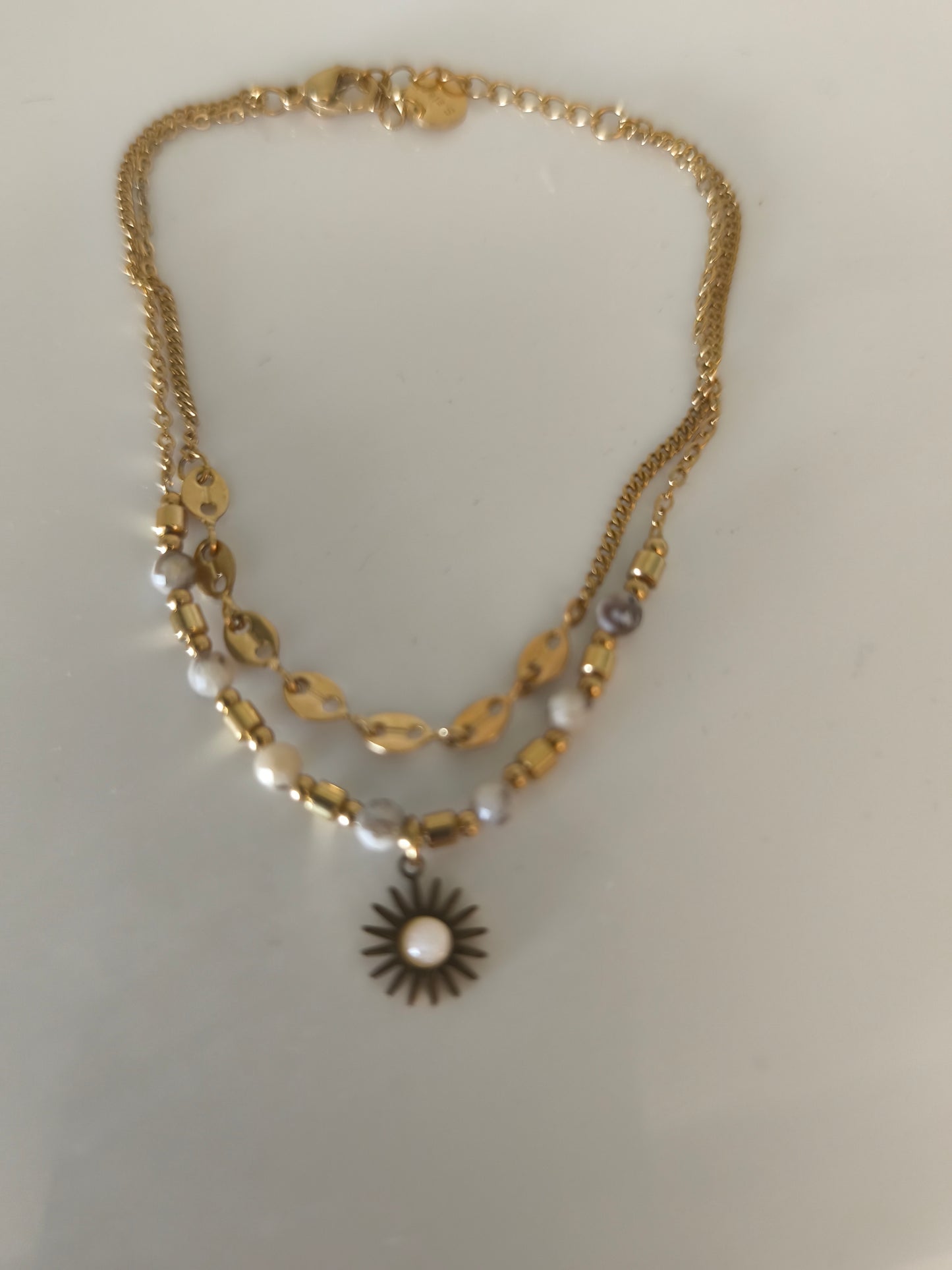 Bracelet Ambre beige